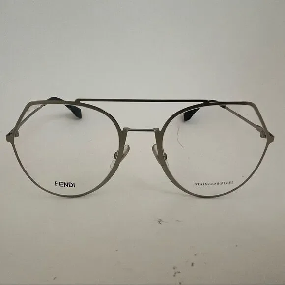 Fendi Demo Geometric Ladies Eyeglasses FF 0329 NEW - Picture 2 of 10